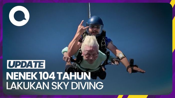 Aksi Nenek 104 Tahun Lakukan Skydiving: Sungguh Luar Biasa