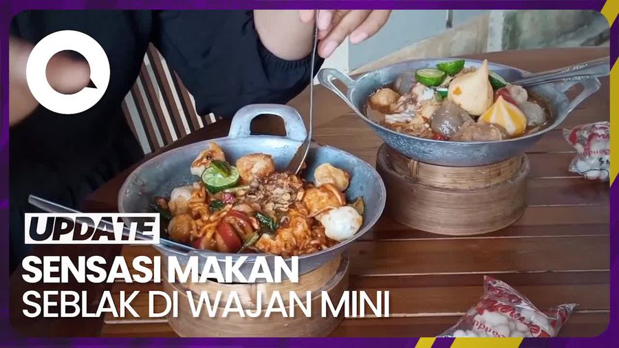Menyantap Seblak di Wajan Mini dengan 30 Pilihan Topping