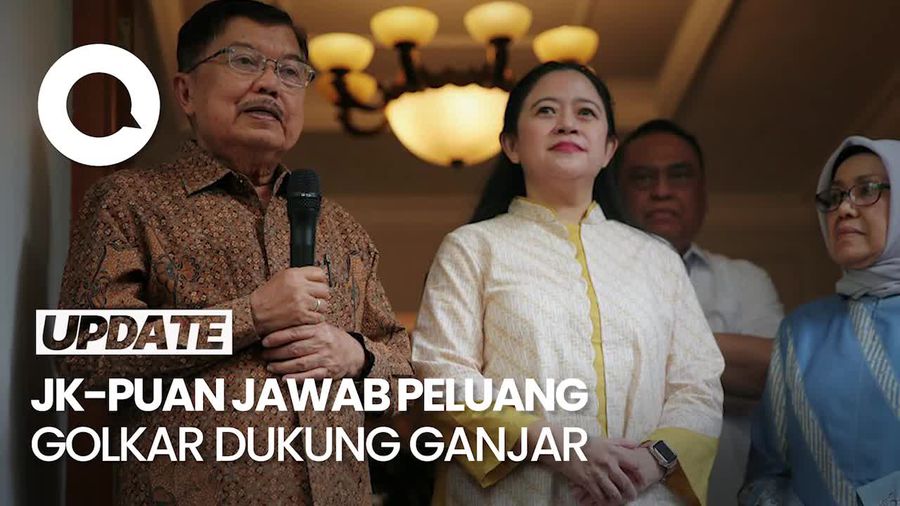 JK-Puan Kompak Minta Tanya Airlangga soal Peluang Golkar Dukung Ganjar