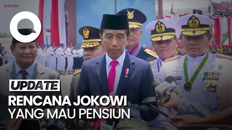 Diisukan Jadi Ketum PDIP, Jokowi: Saya Mau Pensiun, Pulang ke Solo