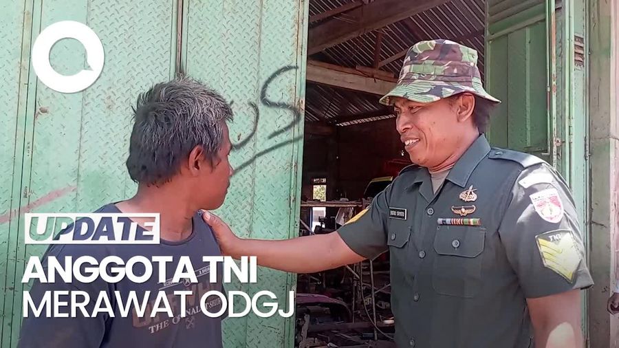 Kisah Teladan Anggota TNI di Pati Beri Perhatian Khusus untuk ODGJ