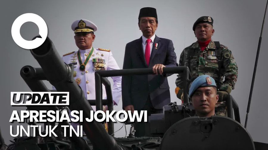 Jokowi Senang Kepercayaan Masyarakat ke TNI Selalu Terjaga