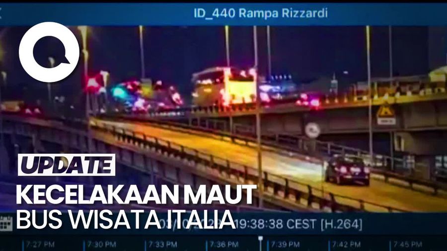 Bus Wisata Jatuh Dari Jalan Layang di Italia, 21 Orang Tewas