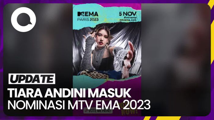 Keren! Tiara Andini Masuk Nominasi MTV EMA 2023