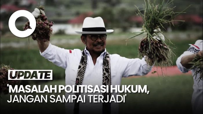 Surya Paloh Harap Tak Ada Politisasi Hukum di Kasus Mentan SYL