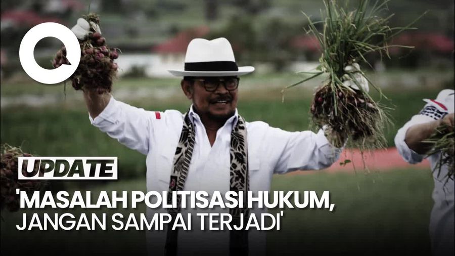 Surya Paloh Harap Tak Ada Politisasi Hukum di Kasus Mentan SYL