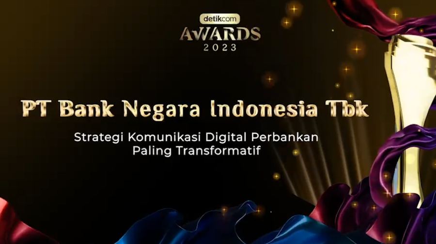 Detikcom Award 2023: Bank Negara Indonesia Raih Penghargaan Strategi Komunikasi Paling Transformatif