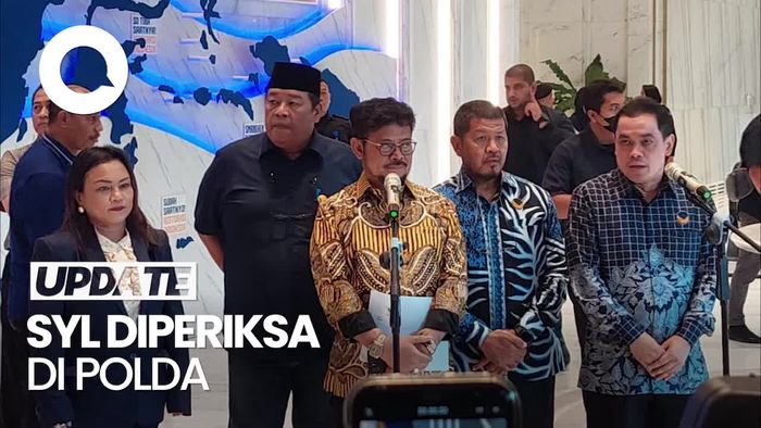 Mentan SYL Diperiksa 3 Jam Terkait Dugaan Pemerasan 