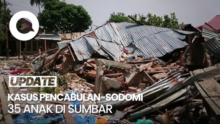 Rumah Pelaku Pencabulan-Sodomi 35 Anak di Sumbar Dihancurkan Massa