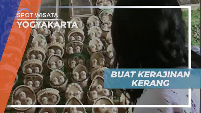 Butuh Ketelitian Tinggi, Mencoba Membuat Kerajinan Kerang di Wonosari Yogyakarta