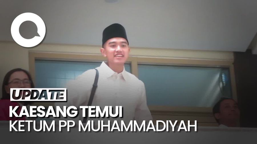 Momen Kaesang Temui Ketum PP Muhammadiyah di Yogyakarta