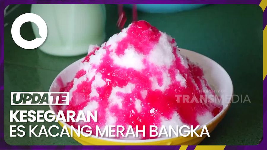 Bikin Laper: Segarnya Es Kacang Merah Bangka untuk Lepas Dahaga