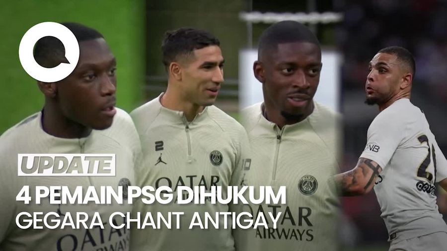 Ousmane Dembele dan 3 Pemain PSG Diskors Gegara Nyanyian Antigay