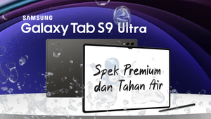 Samsung Galaxy Tab S9 Ultra, Tablet Tahan Air