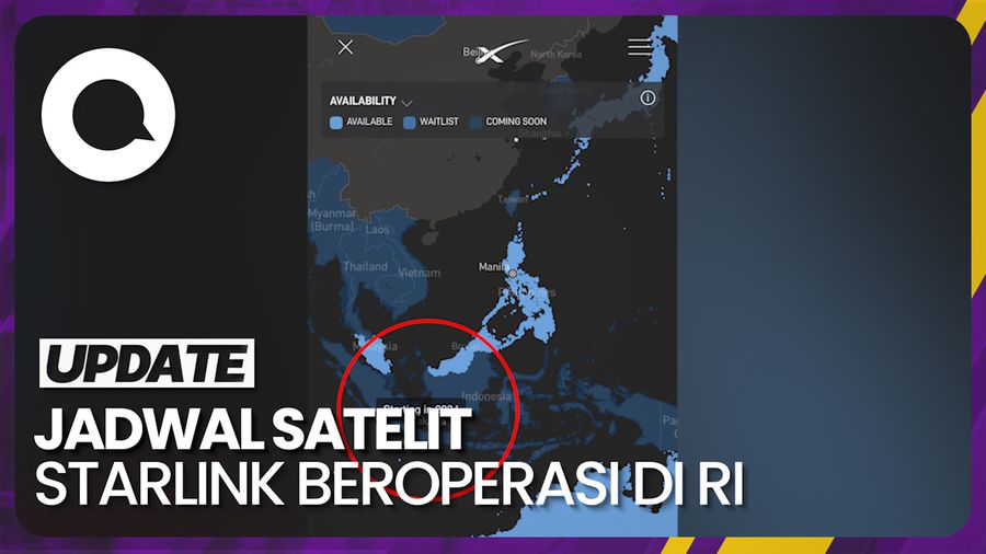Starlink Akan Resmi Beroperasi di RI Awal 2024