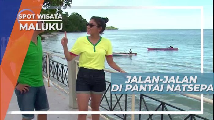 Menikmati Hembusan Angin dan Keindahan Pantai Natsepa Maluku