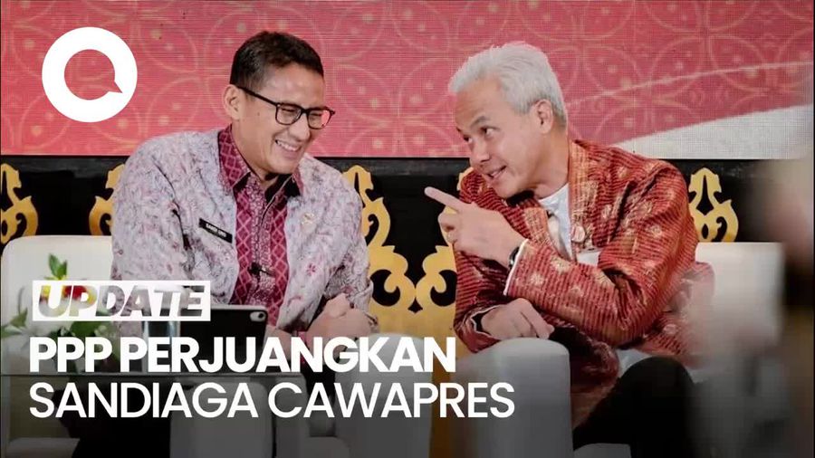 PPP Optimistis Sandiaga Cawapres Ganjar, Ungkit Kebersamaan di Jateng