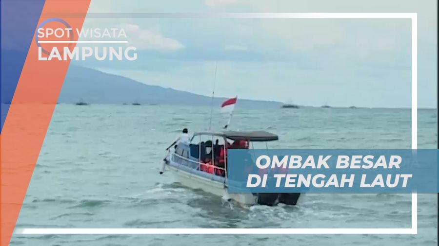 Sensasi Terombang-ambing di Tengah Laut Naik Speedboat, Lampung
