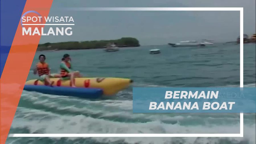 Sensasi Ditarik Kapal Saat Bermain Banana Boat, Nusa Lembongan Bali
