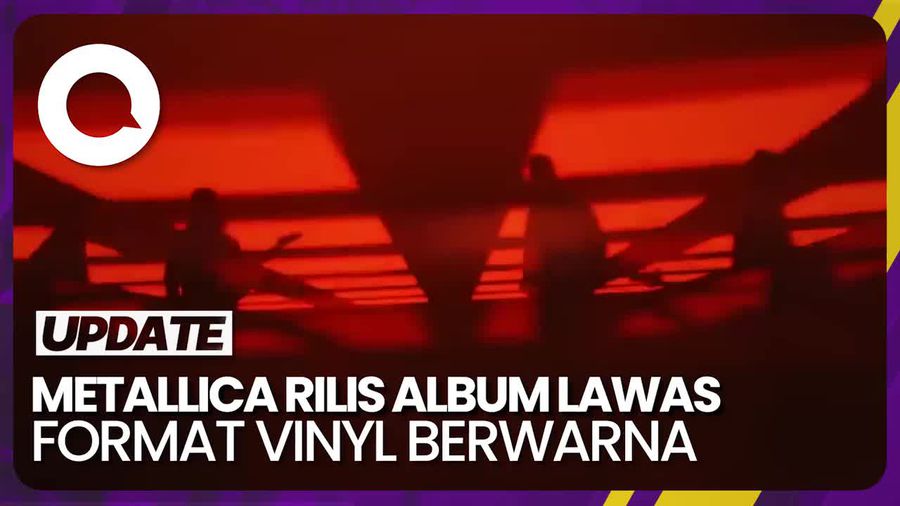  Metallica Bakal Rilis Lagi 5 Album Lawas dalam Format Vinyl Berwarna