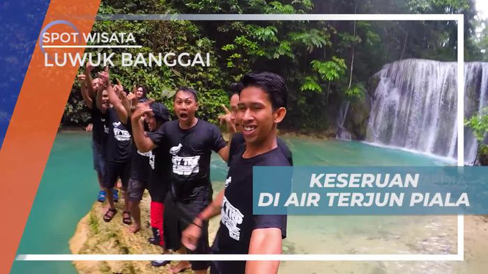 Air Terjun Piala Luwuk Binggai, Menikmati Sensasi Segar Dengan Berenang