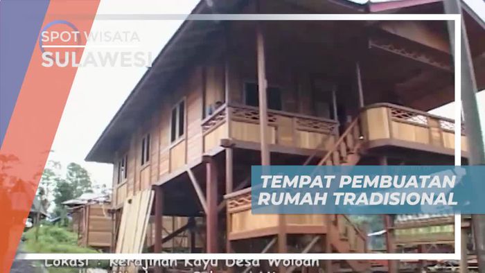 Berkunjung ke Tempat Pembuatan Rumah Tradisional di Desa Woloan Sulawesi Utara