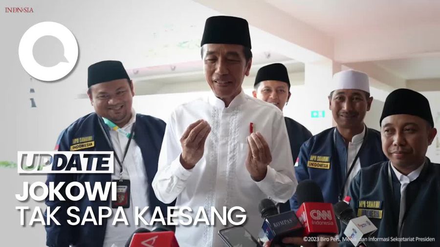 Jokowi Ungkap Alasan Tak Sapa Kaesang di Acara Relawan