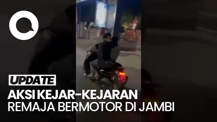 Aksi Kejar-kejaran Remaja Bermotor Berujung Pembacokan di Polresta Jambi