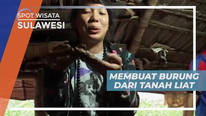 Membuat Kerajinan Berbentuk Burung Dari Tanah Liat, Minahasa
