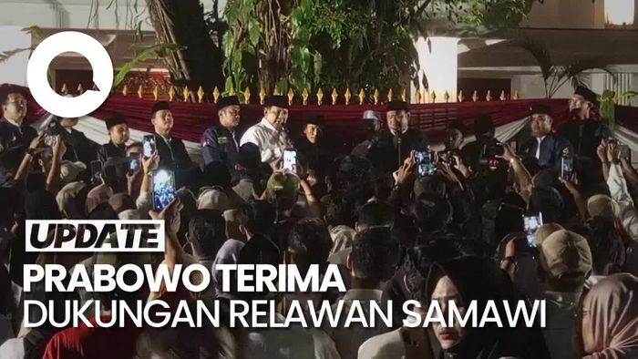 Prabowo Sambut Dukungan Relawan Samawi: Di Luar Dugaan Saya