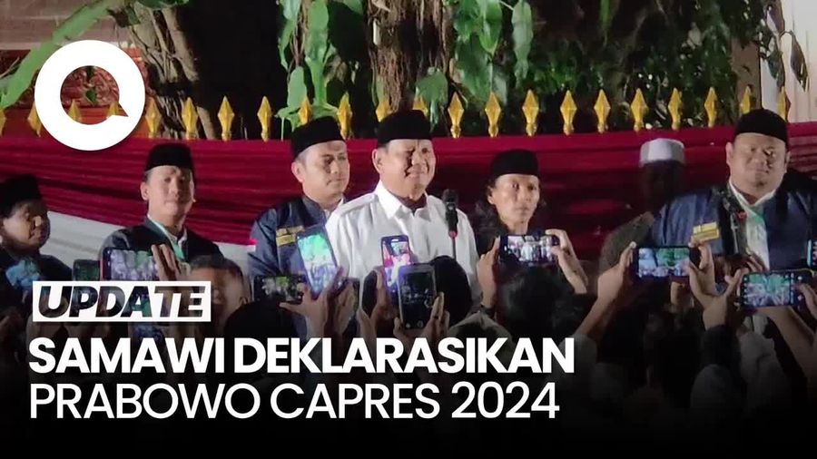 Tegak Lurus Jokowi, Relawan Samawi Deklarasi Prabowo Capres 2024