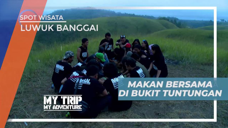 Bukit Tuntungan Luwuk Binggai, Makan Bersama Dengan Menu Sederhana