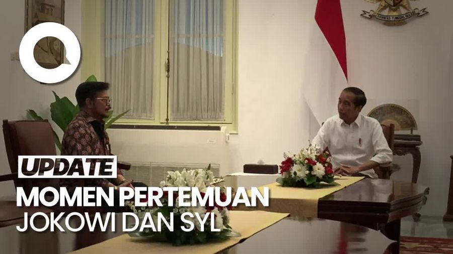 Momen Pertemuan Yasin Limpo dengan Jokowi di Istana