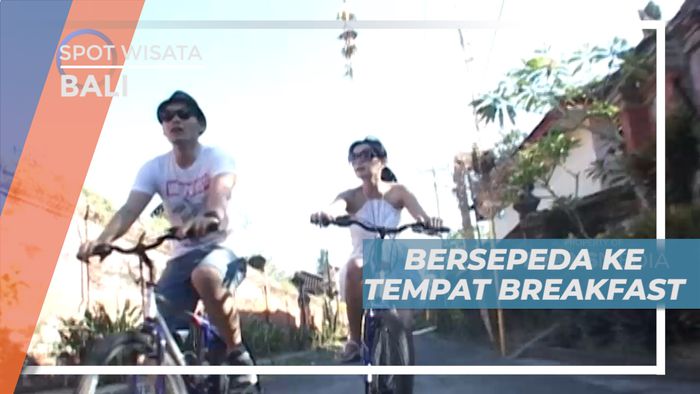 Awali Hari, Bersepeda Santai Menuju Tempat Sarapan Pagi, Bali