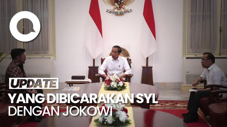 Isi Pembicaraan SYL dengan Jokowi: Minta Maaf hingga Pamit