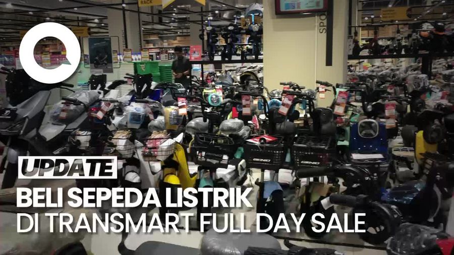 Beli Sepeda Listrik Lebih Murah di Transmart Full Day Sale!