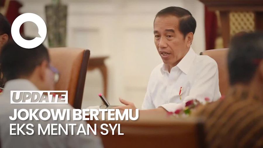 Jokowi Akan Bertemu Syahrul Yasin Limpo di Istana Malam Ini