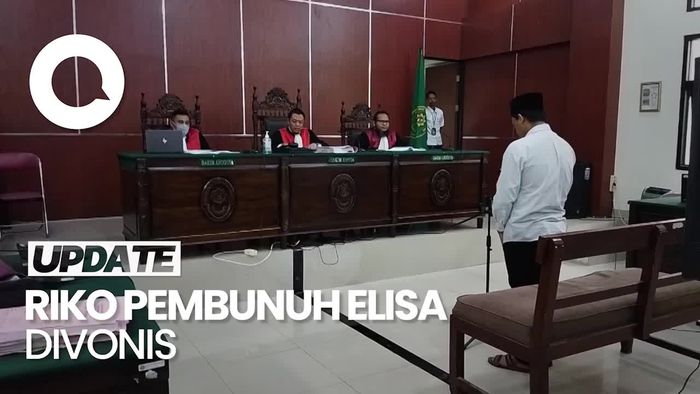 Riko Pembunuh Elisa Pakai Kloset di Pandeglang Divonis 15 Tahun Penjara