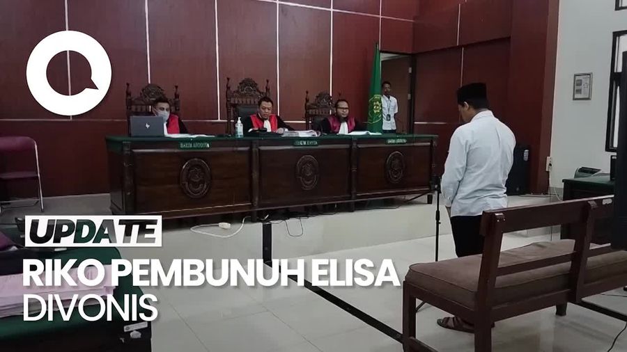 Riko Pembunuh Elisa Pakai Kloset di Pandeglang Divonis 15 Tahun Penjara