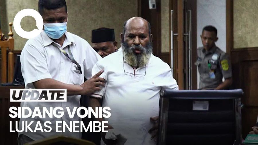 Penampakan PN Jakpus Dijaga Ketat Jelang Sidang Vonis Lukas Enembe