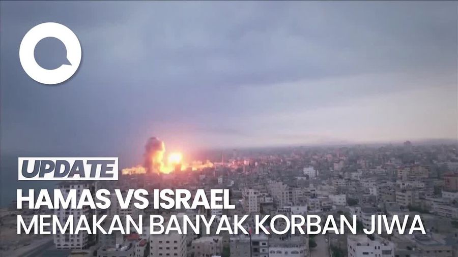 Lebih dari Seribu Orang Tewas Akibat Hamas-Israel Memanas