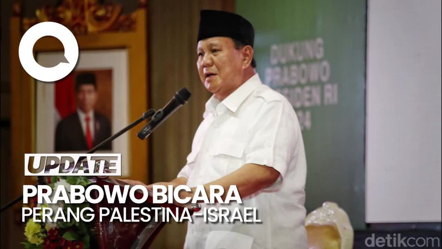 Prabowo soal Rencana Evakuasi WNI di Palestina: Kita Sedang Usahakan