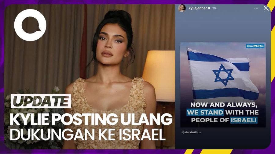 Kylie Jenner Dihujat Netizen Seusai Posting Dukungan ke Israel