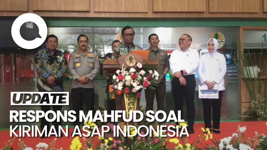 Mahfud Sebut Tak Ada Kiriman Asap dari Indonesia ke Negara Tetangga