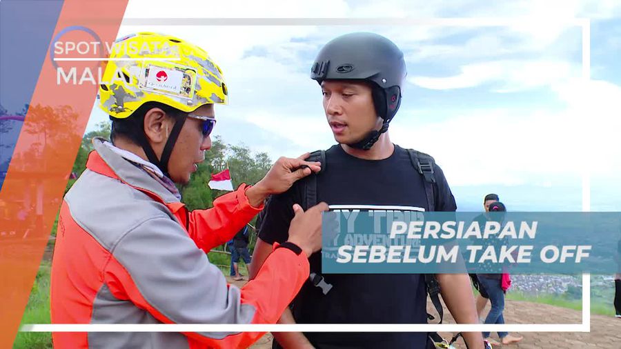 Memakai Peralatan Keselamatan, Persiapan Sebelum Take Off, Kota Malang