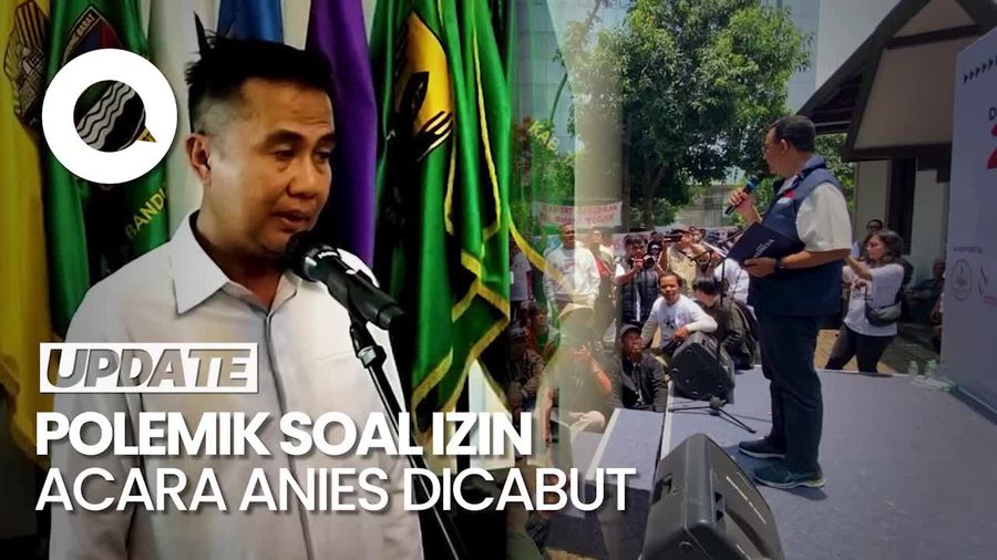 Pandangan Dua Sisi soal Dicabutnya Izin Acara Anies di Bandung