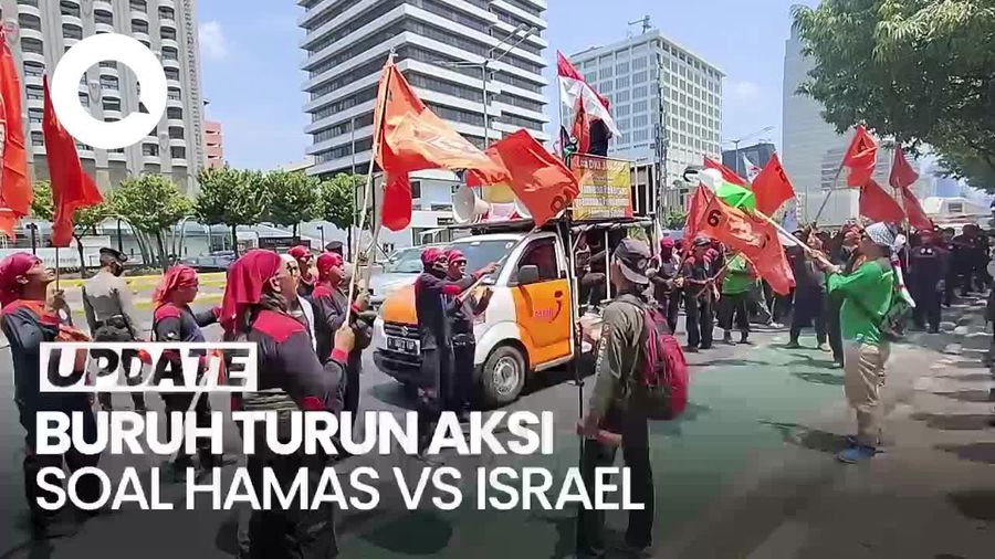 Demo di Kantor PBB, Buruh Minta Joe Biden Tak Kirim Pasukan ke Israel