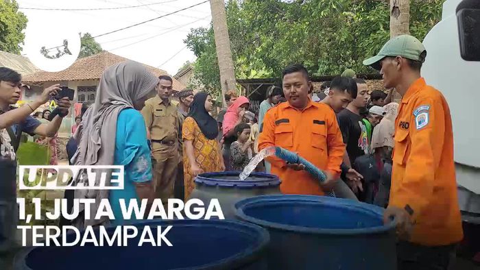 BPBD Catat 1,1 Juta Warga Lebak Terdampak Kekeringan