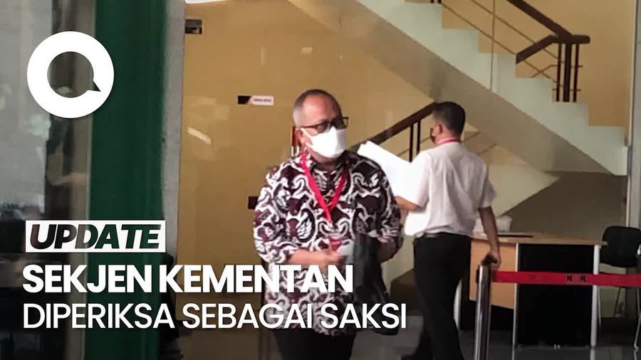 Sekjen Kementan Tiba di KPK, Diperiksa Terkait Dugaan Korupsi