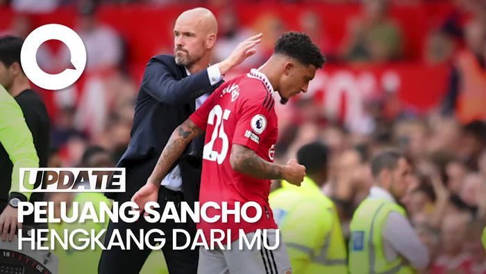 Jadon Sancho Berpeluang Hengkang gegara Ribut dengan Ten Hag